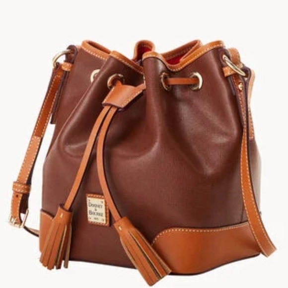 Dooney & Bourke Wexford Leather Crossbody Drawstring Bag